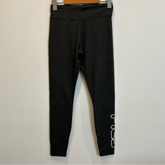 Fila Women’s High Waist 7/8 Logo Leggings Dark Grey - Picture 1 of 5